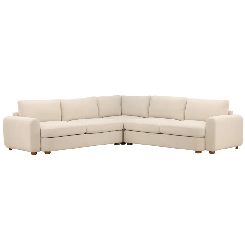 Araceli L-Shape Sectional Oatmeal