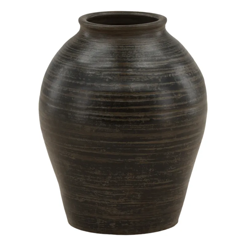 Fabrizio Vase Antique Grey