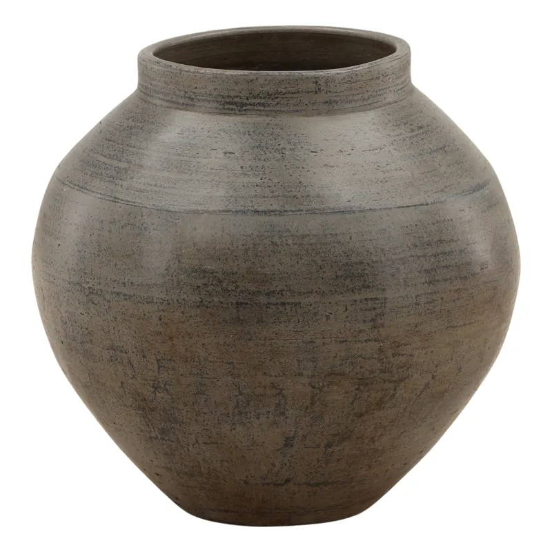 Octavius Vase Antique Grey