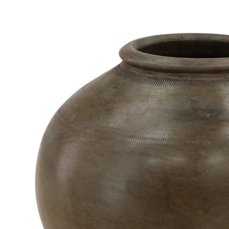 Umber Vase Antique Grey