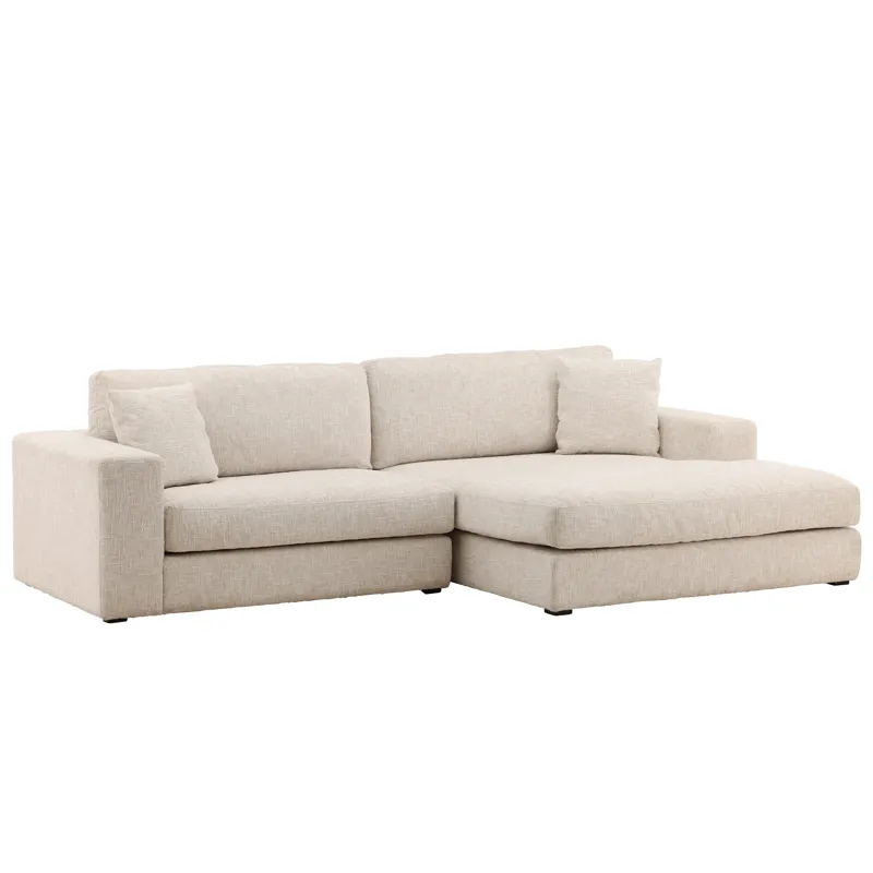 Darina Chaise Sectional Cream