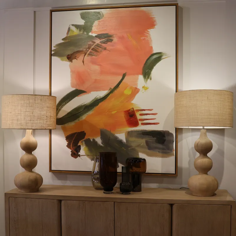 Lynne Table Lamp Natural Brown