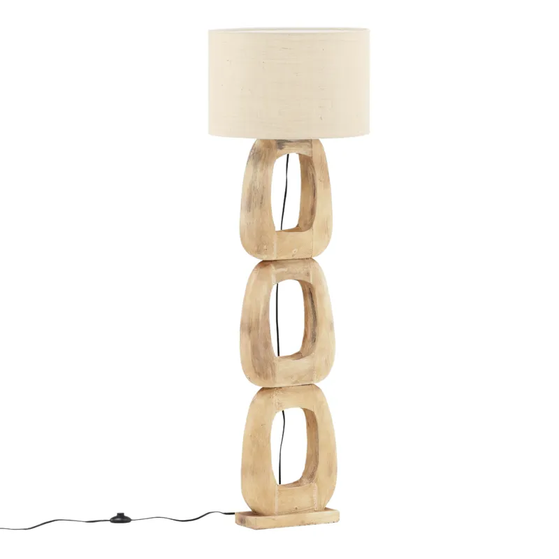 Kelvin Floor Lamp Natural Brown