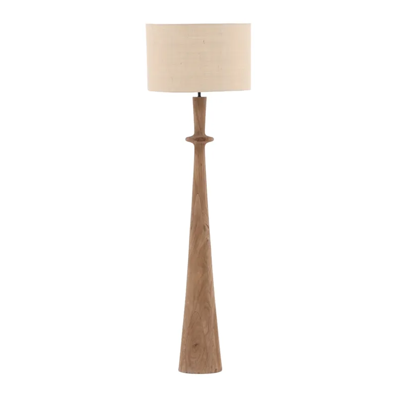Corrina Floor Lamp Dark Natural