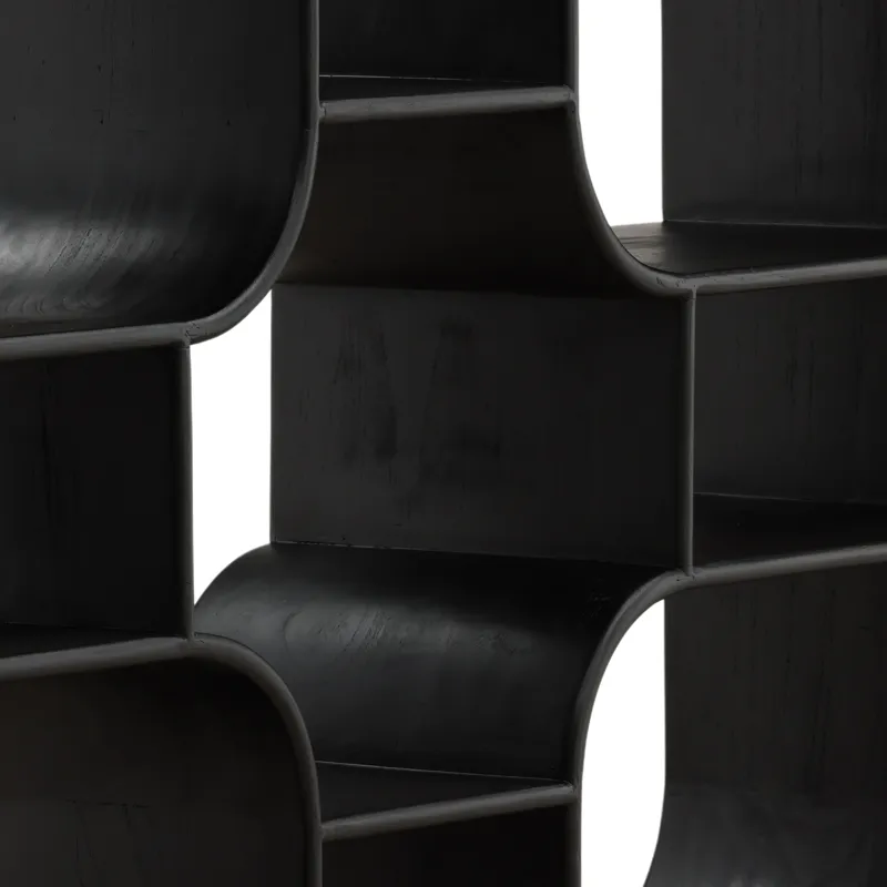 Gaetan Bookcase Black