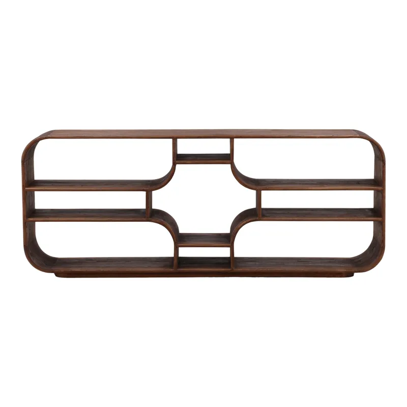 Gaetan Bookcase Brown 79\"