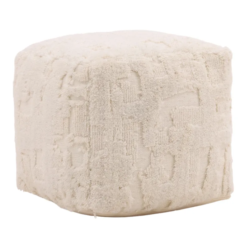 Winter Pouf Ivory