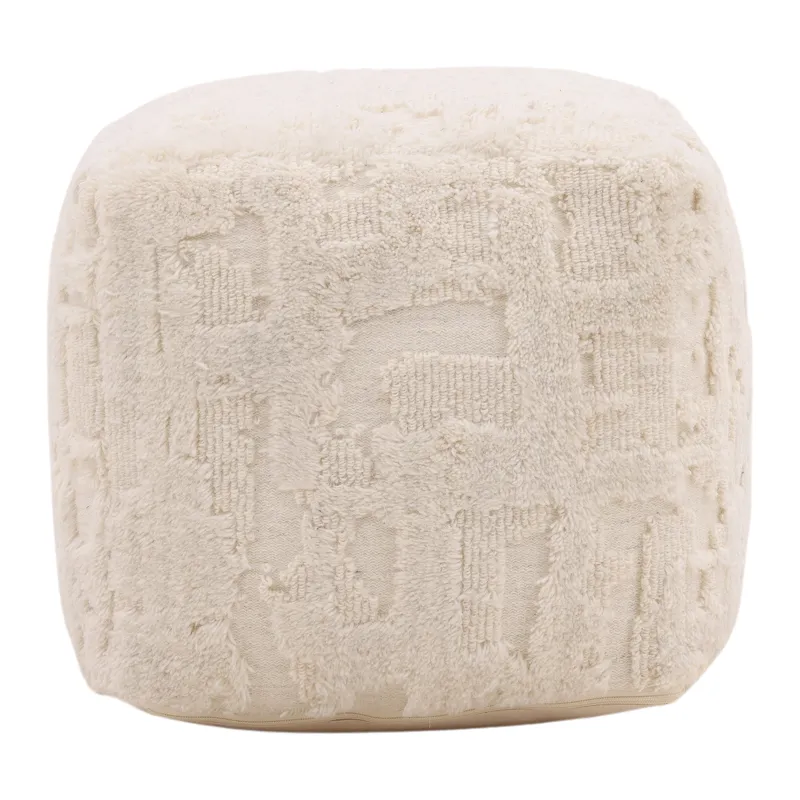 Winter Pouf Ivory