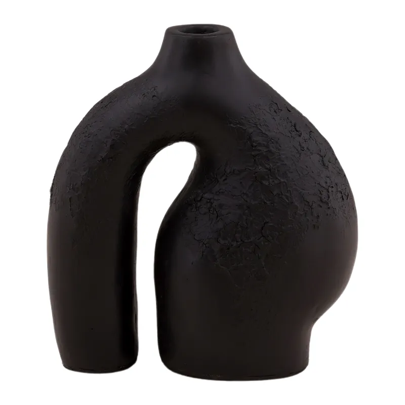 Ignazio Candle Holder Black