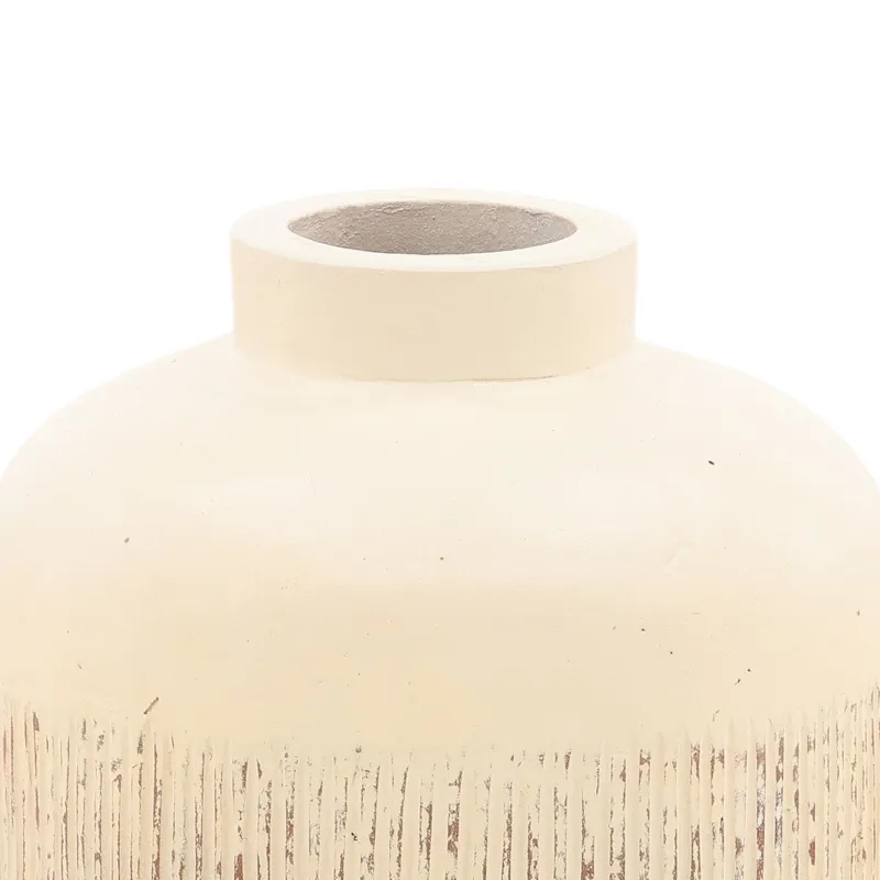 Egan Vase Off White
