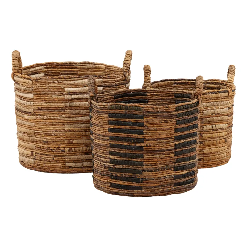 Rook Basket Set Of 3 Natural