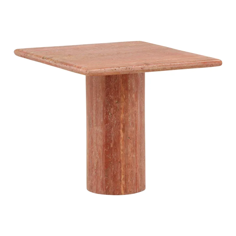 Selena Side Table Natural Red Large