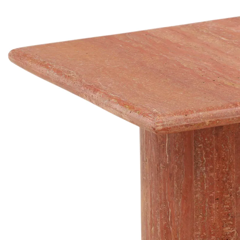 Selena Side Table Natural Red Medium