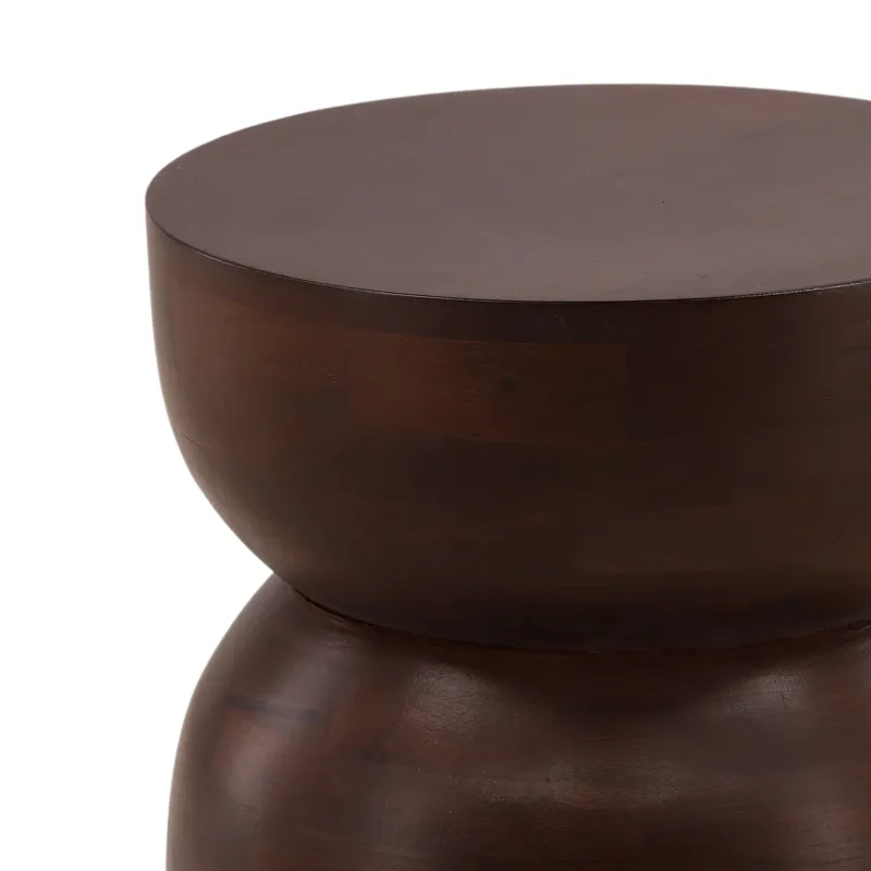Kadin Side Table Dark Brown