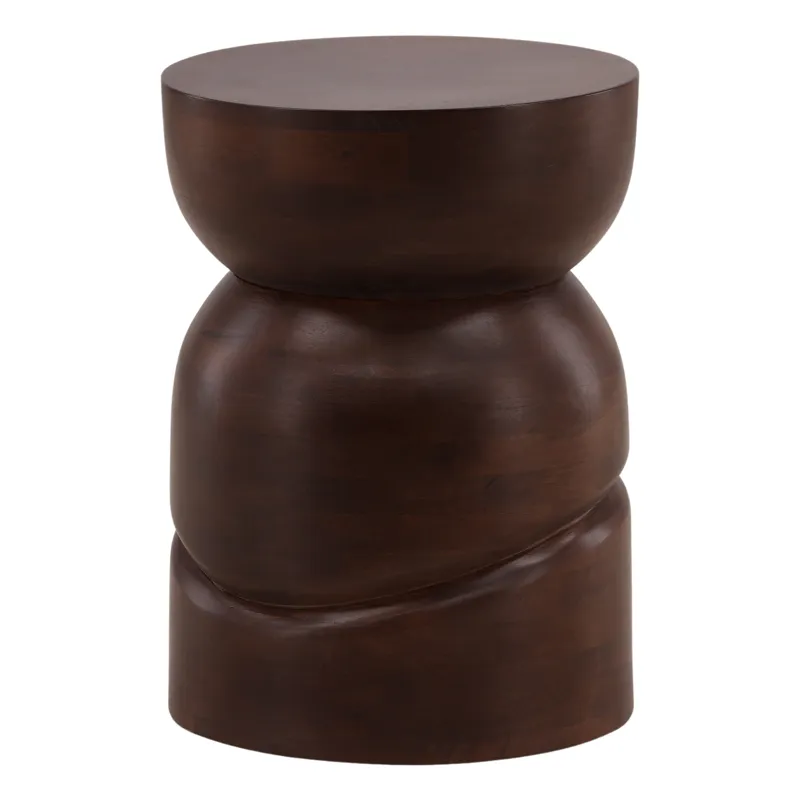Kadin Side Table Dark Brown