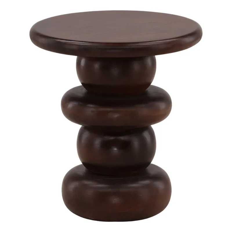 Vianne Side Table Dark Brown