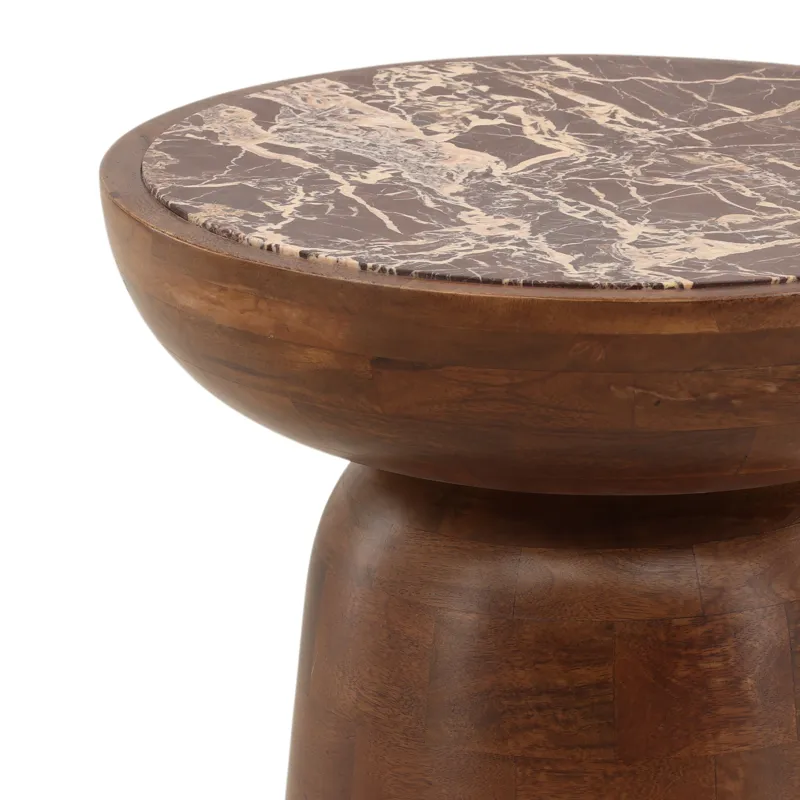 Anara Side Table Brown