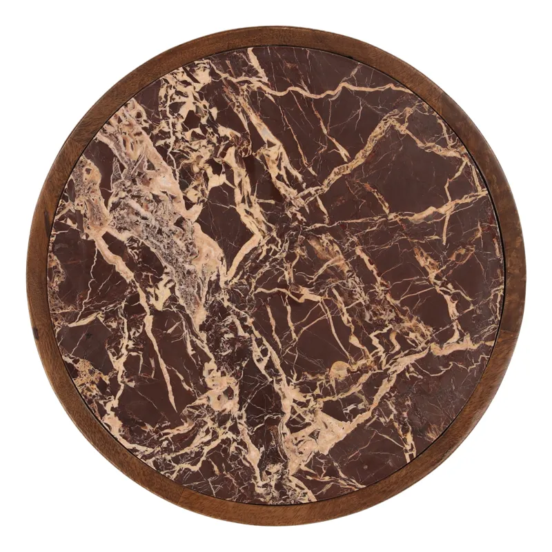 Anara Side Table Brown