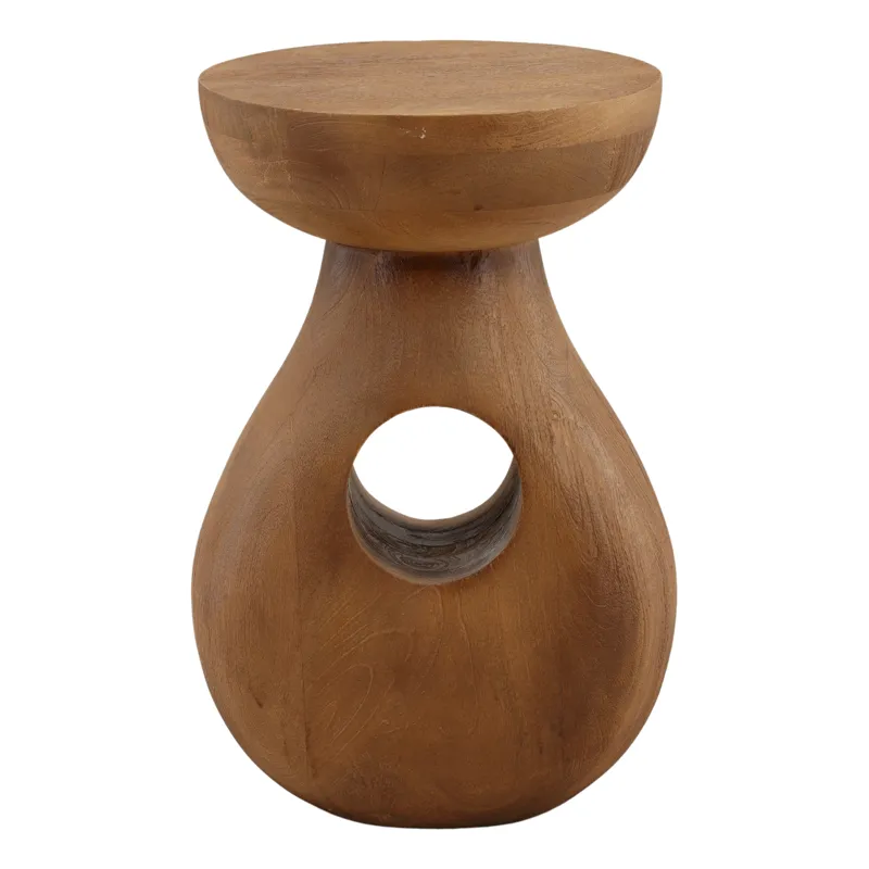 Celadine Side Table Brown