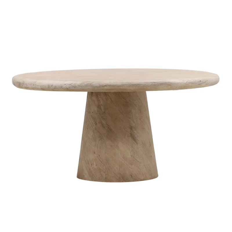 Marci Dining Table Weathered Natural Round