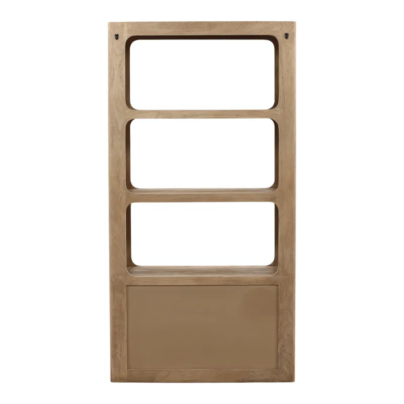 Leandra Bookcase Weathered Natural