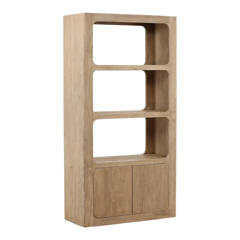 Leandra Bookcase Weathered Natural