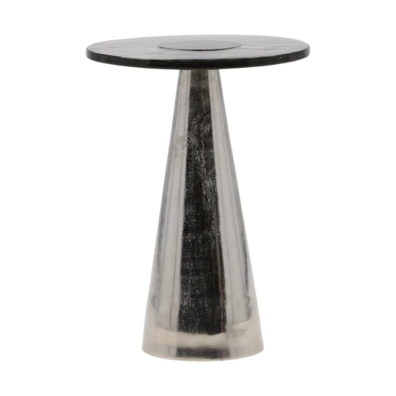 Alaric End Table Silver Large