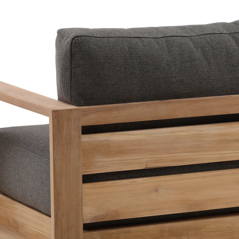 Darlene Outdoor Sofa Charcoal