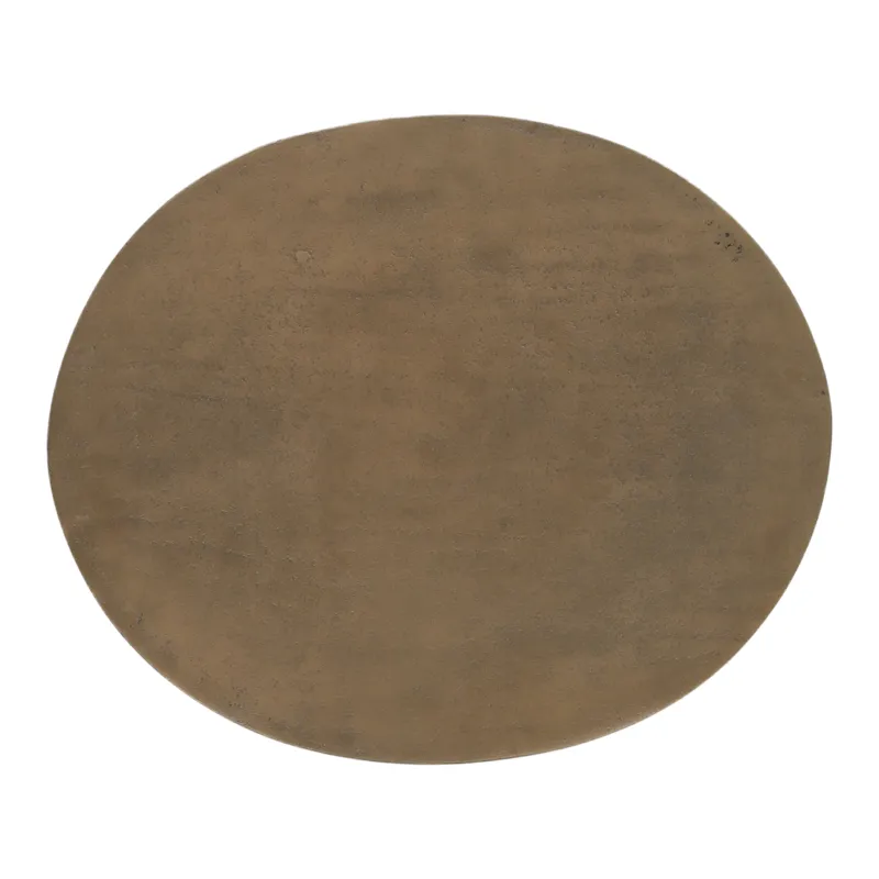 Nara Side Table Antique Brass