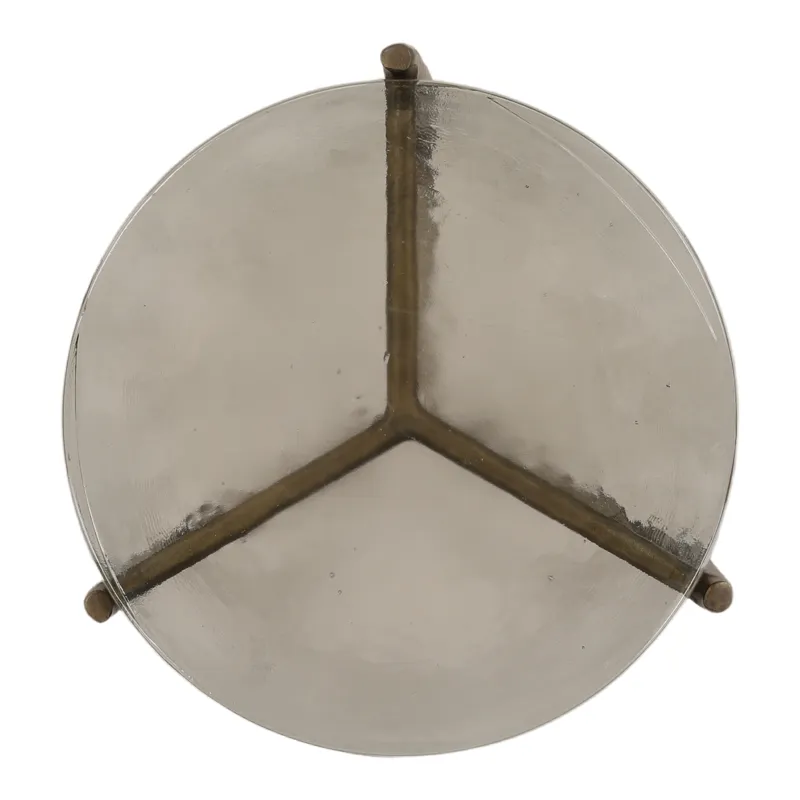 Corentin Side Table Antique Brass