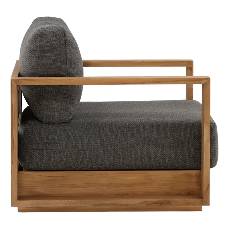 Darlene Outdoor Sofa Chair Charcoal