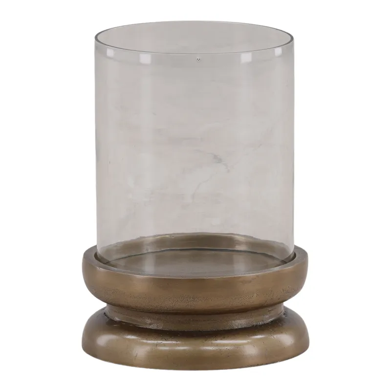 Fairmont Candle Holder Antique Brass Large