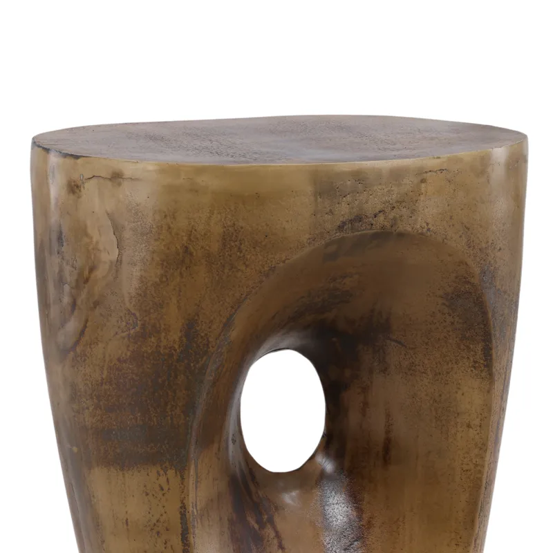 Valkyr Side Table Brass