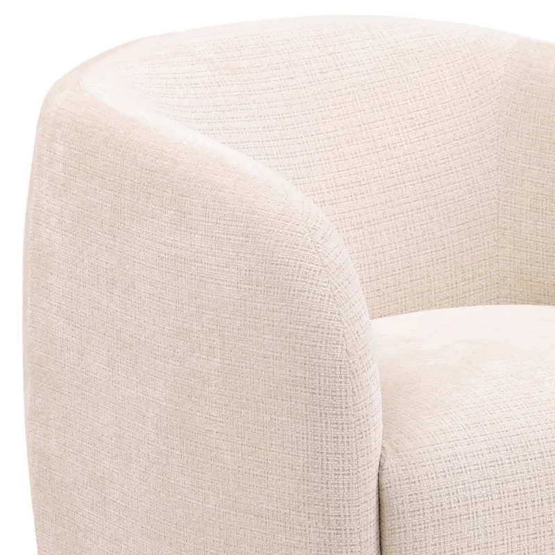 Neva Swivel Chair Cream
