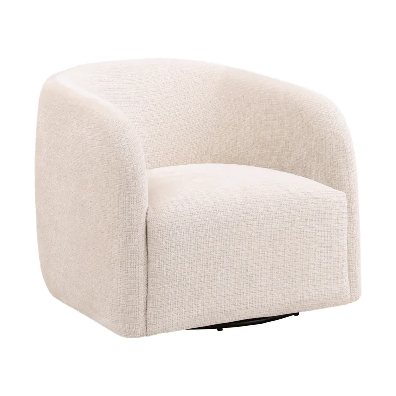 Neva Swivel Chair Cream