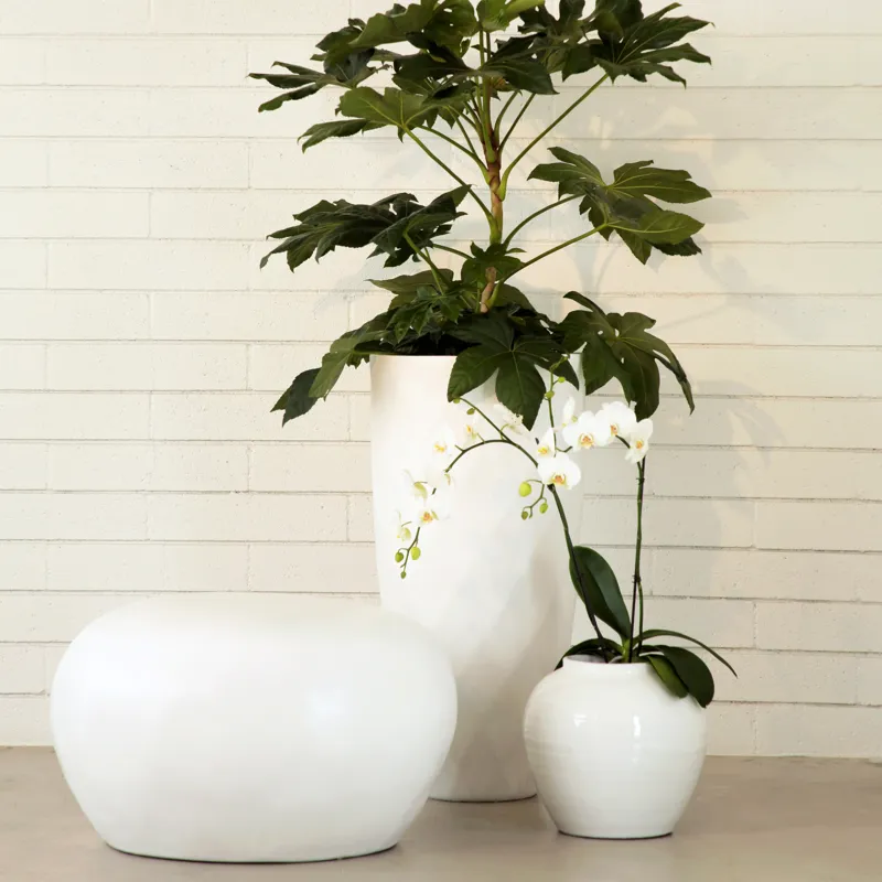 Joshua Outdoor Pebblestone White