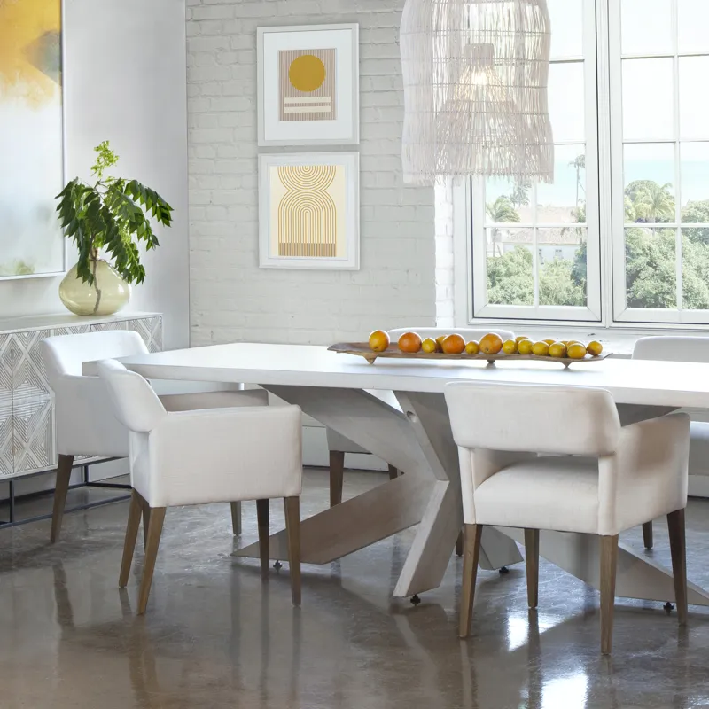 Booker Dining Chair W Perf Fabric
