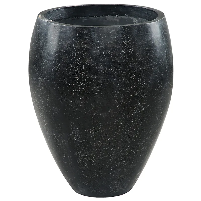 Lumi Pot Black Terrazzo-Outdoor