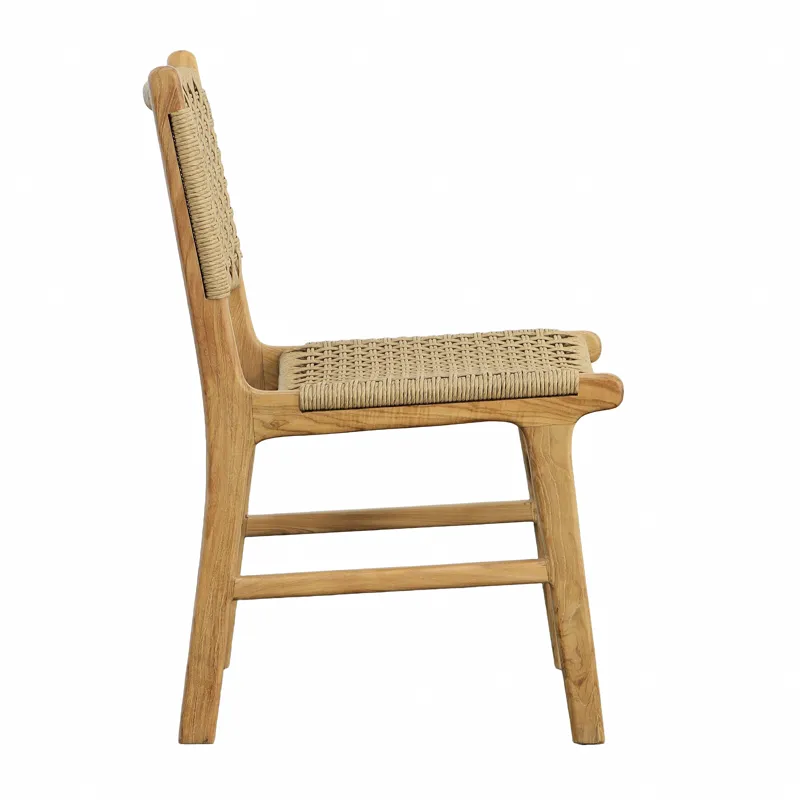 Dallas Armless Dining Chair Nat
