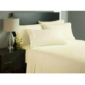 Microfiber Twin XL Sheets - Cream