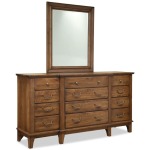 Breakfront Dresser & Mirror