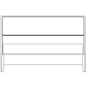 Caledon King Low Panel Bed