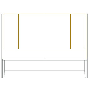 Caledon King Uph. Panel Bed