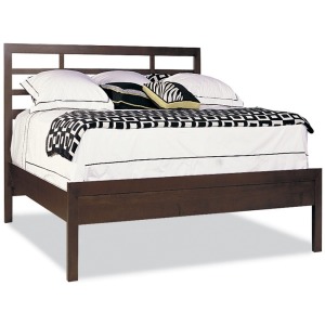 King Asian Bed W/Low Panel Ftbd Matt Only - Soma Collection