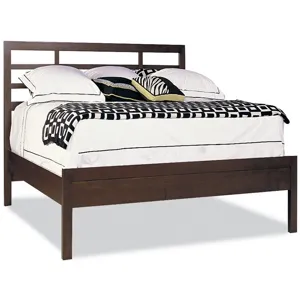 King Asian Bed W/Low Panel Ftbd Matt Only - Soma Collection