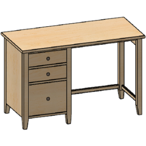 Tables Student Desk (Left Drawers)