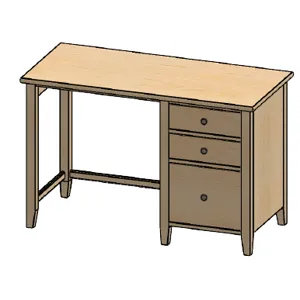 Tables Student Desk (Right Drawers)