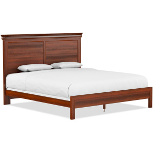 Chateau Fontaine King Panel Bed w/Low Footboard