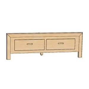 Storage Footboard Double