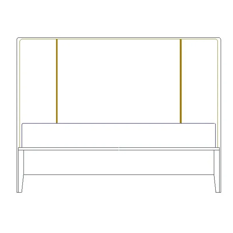 Caledon Queen Uph. Panel Bed